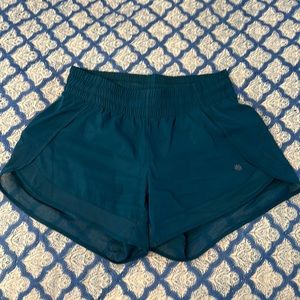 Athleta High rise mesh racer run 3” short